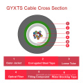 Tubo suelto central Cable óptico al aire libre - Gyxts (alambre no de acero Tipo acorazado)